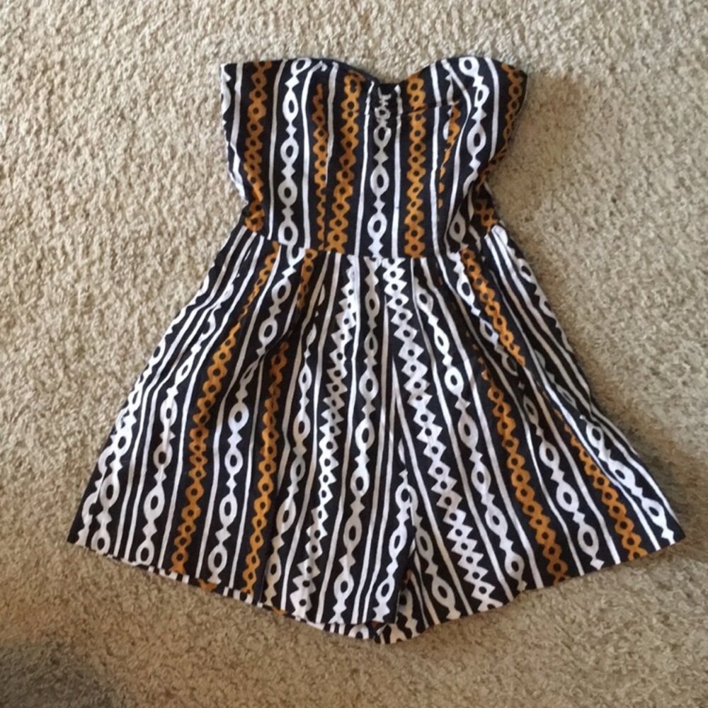 Anthropologie strapless jumpsuit size 4